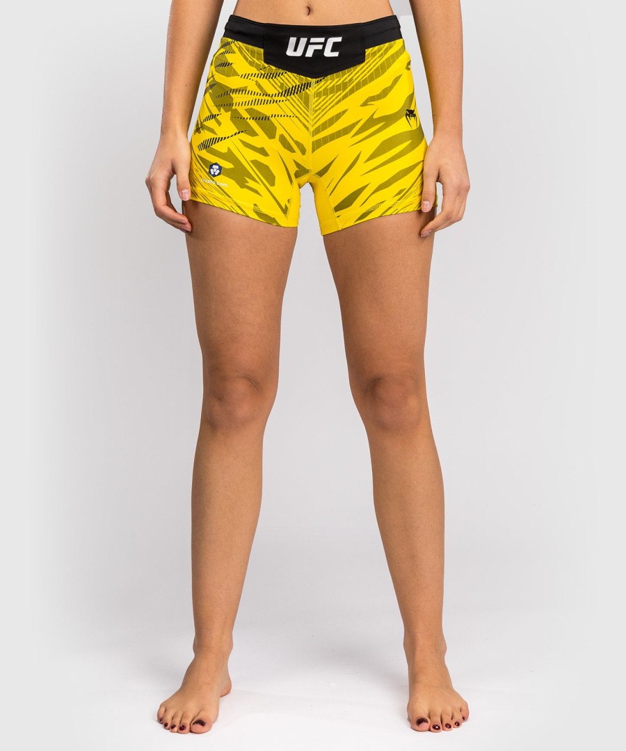 ufc fusion by venum authentic fight night women vale tudo short - korte pasvorm - geel