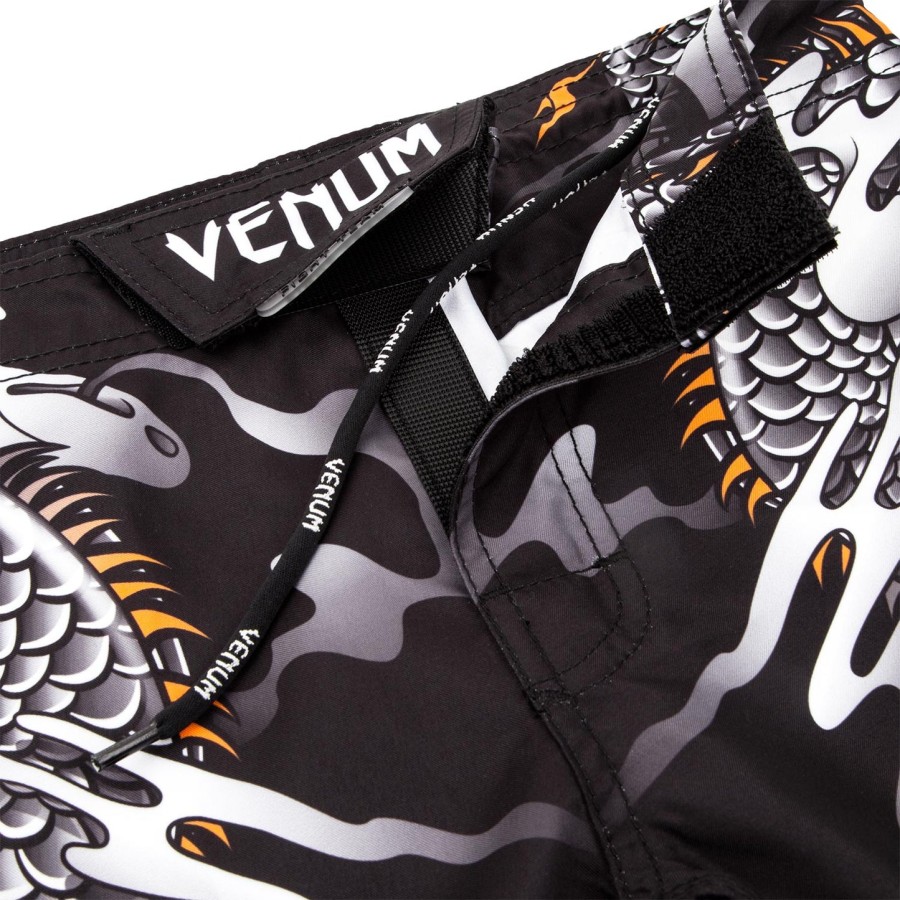 venum dragon flight kids fightshorts - zwartwit