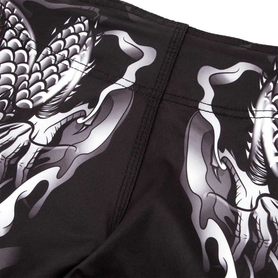 venum dragon flight kids fightshorts - zwartwit