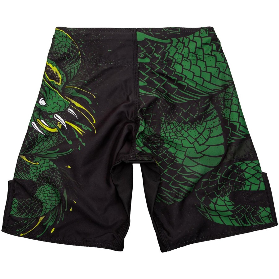 venum green viper kids fightshorts - zwartgroen