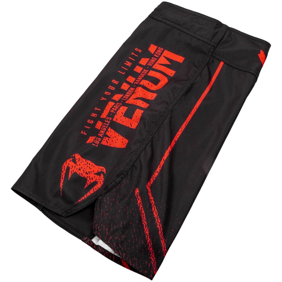 venum signature kids fightshorts - zwartrood