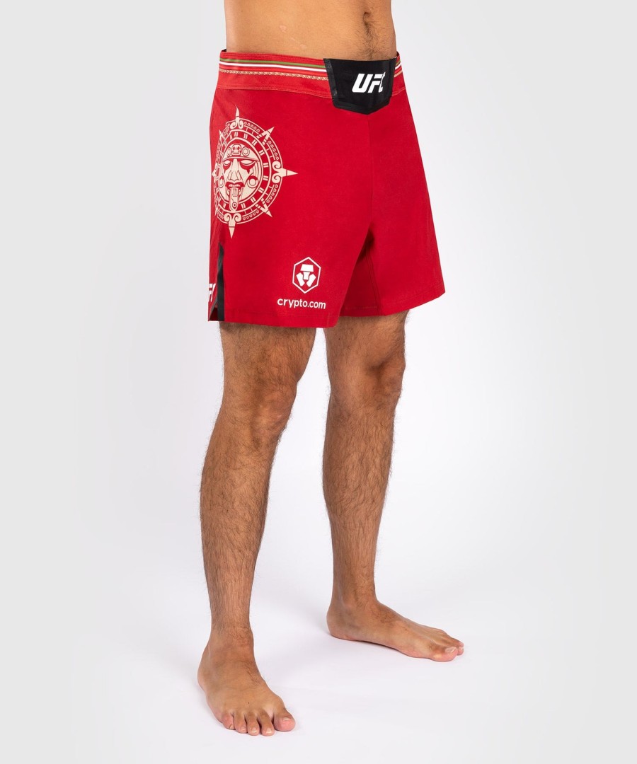 noche ufc by venum authentic fight night heren vechtshort - korte pasvorm - rood