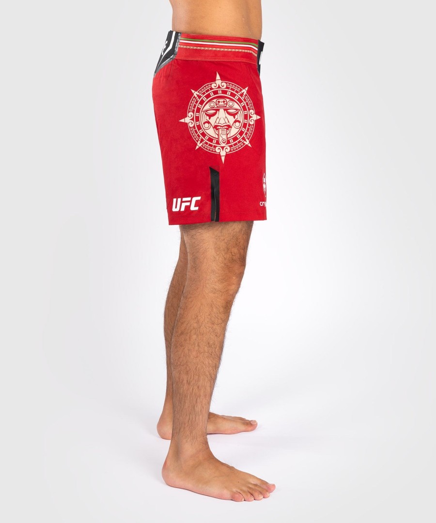 noche ufc by venum authentic fight night heren vechtshort - korte pasvorm - rood