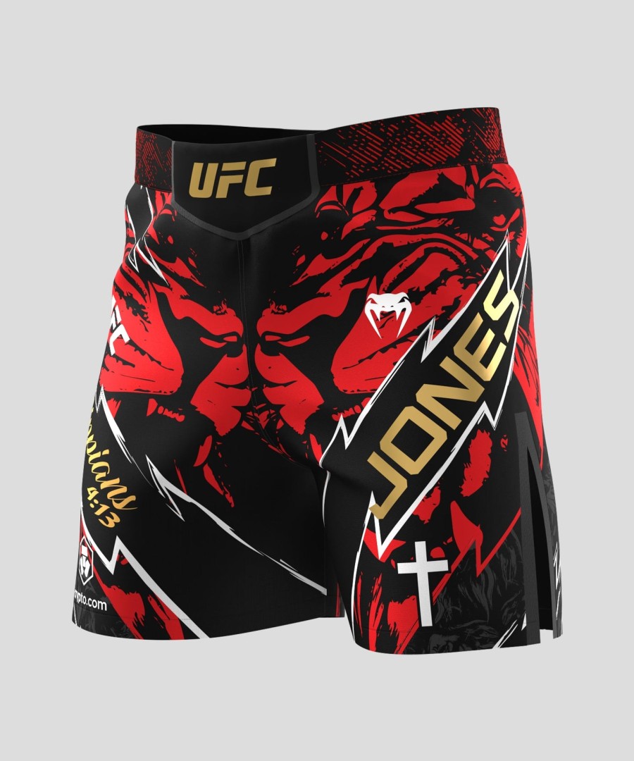 mannen ufc ongeëvenaard door venum red jon jones korte fit fight korte