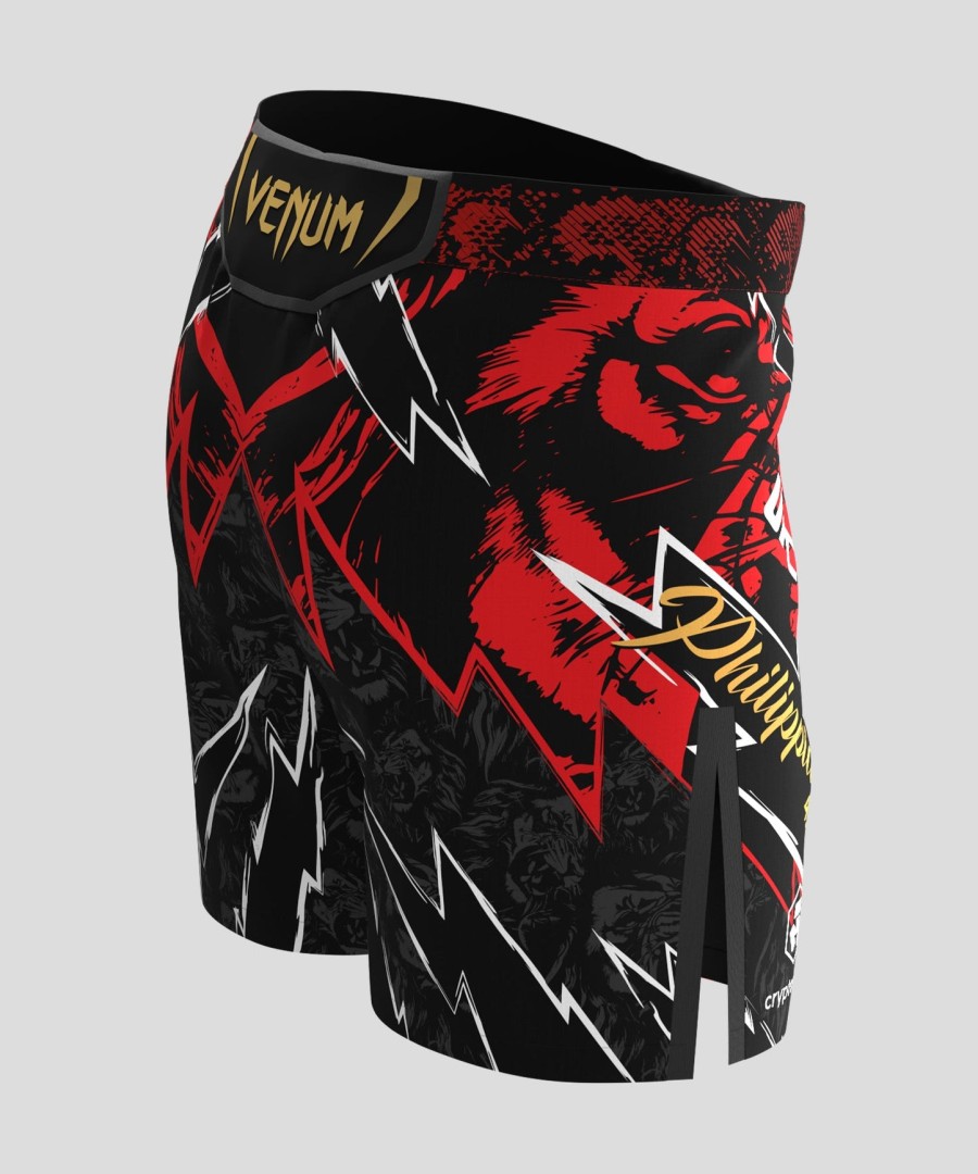 mannen ufc ongeëvenaard door venum red jon jones korte fit fight korte