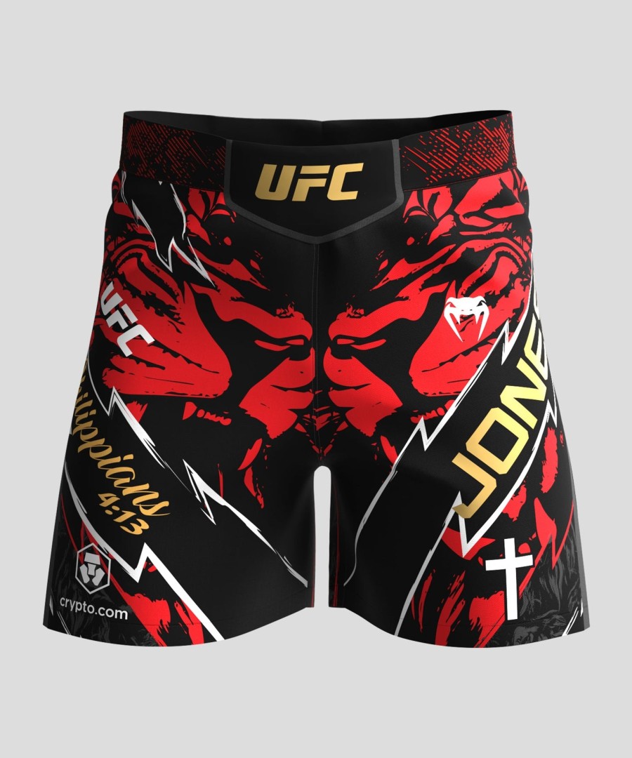 mannen ufc ongeëvenaard door venum red jon jones korte fit fight korte