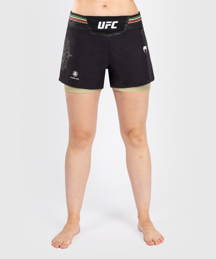noche ufc by venum authentic fight night dames vechtshort - zwart