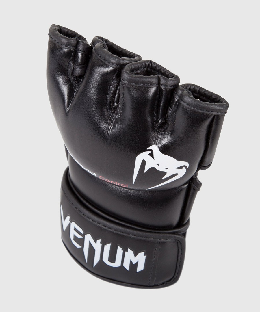 venum impact mma-handschoenen - skintex-leer - zwart