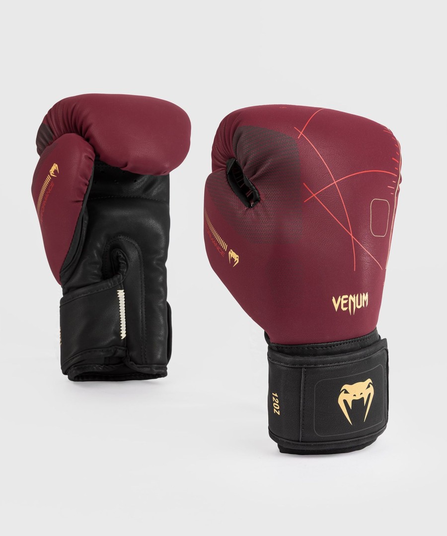 venum tactical xt bokshandschoenen - zwartbordeauxgoud