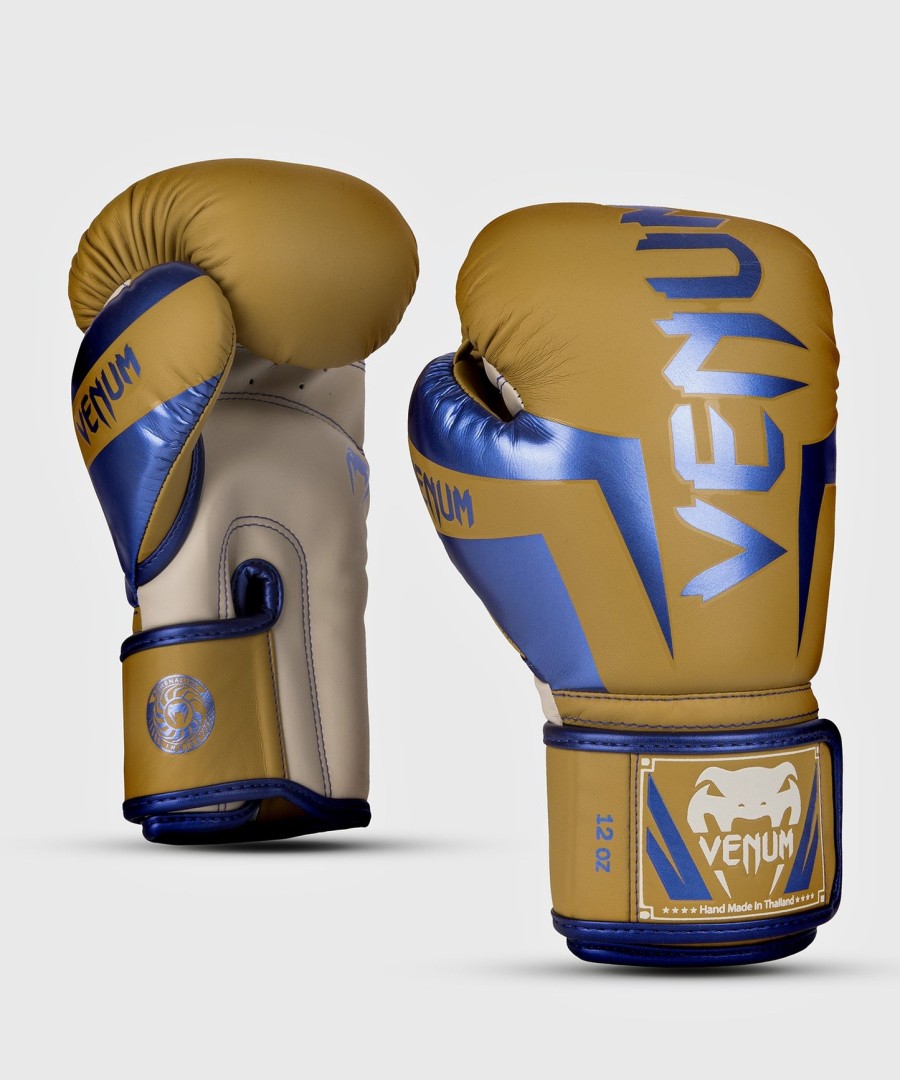 venum elite bokshandschoenen - camel - speciale editie