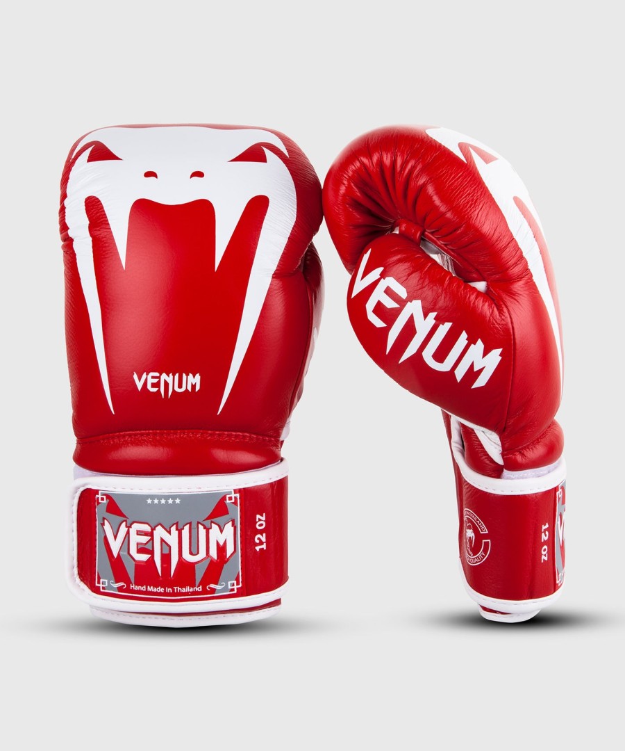 venum giant 3.0 bokshandschoenen - nappa leer - rood