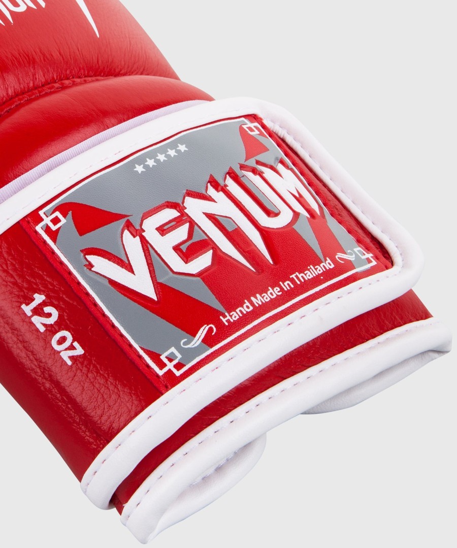venum giant 3.0 bokshandschoenen - nappa leer - rood