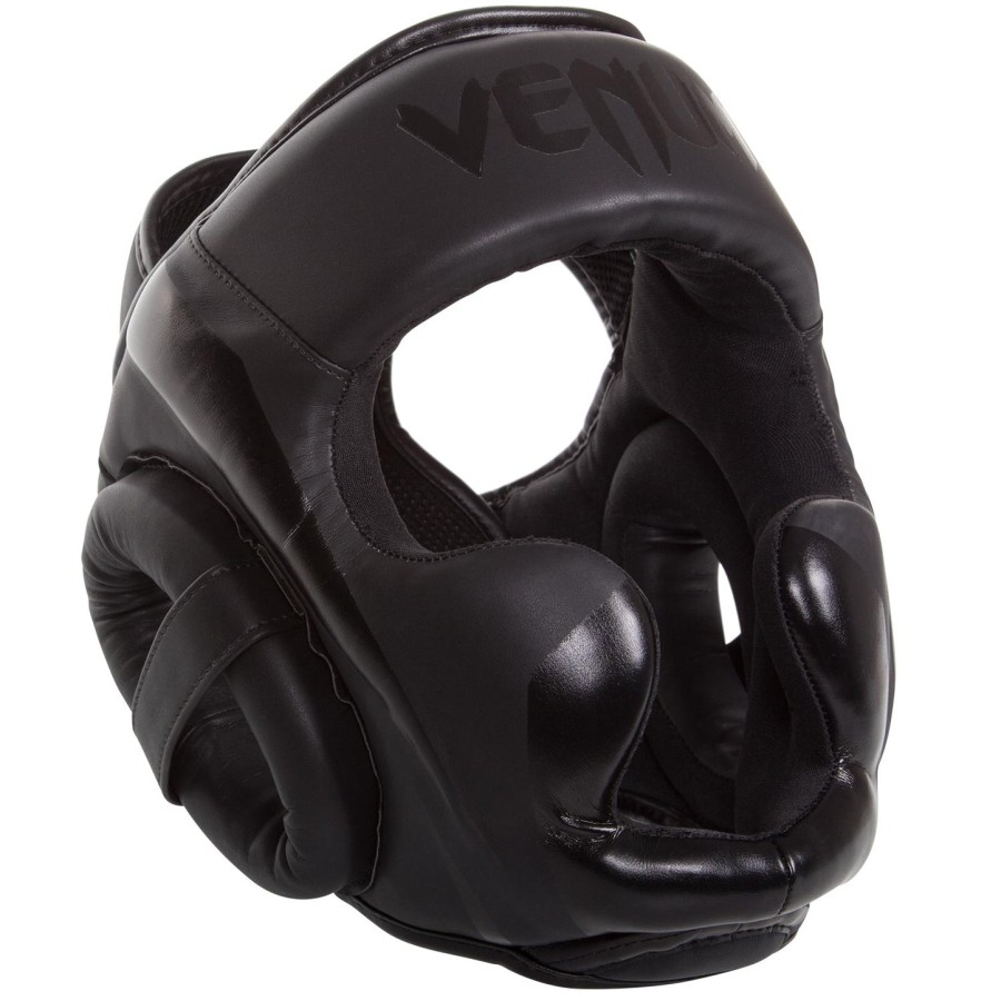 venum elite hoofdband - zwart