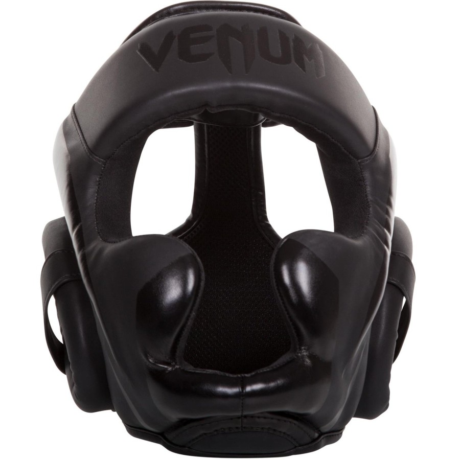 venum elite hoofdband - zwart