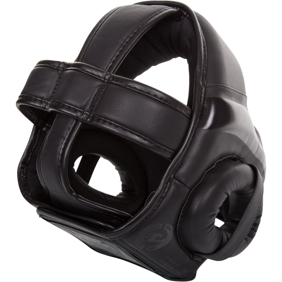 venum elite hoofdband - zwart