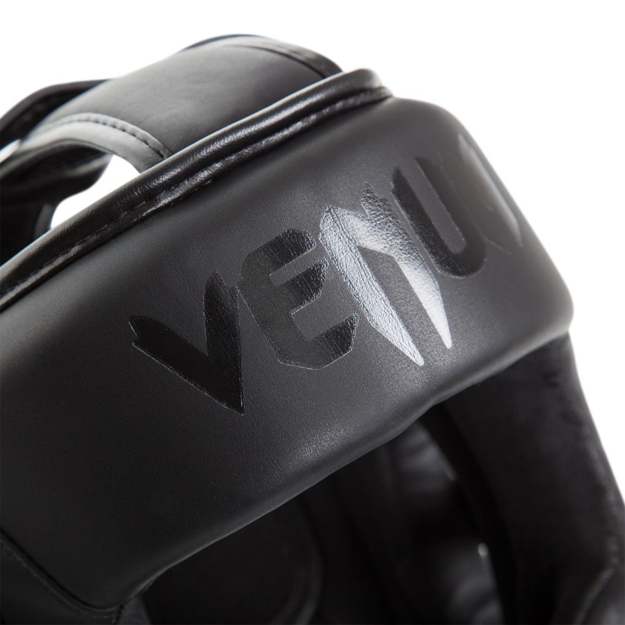 venum elite hoofdband - zwart