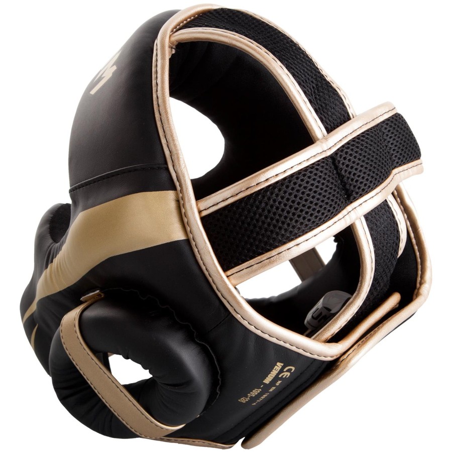 venum elite hoofdband - zwartgoud