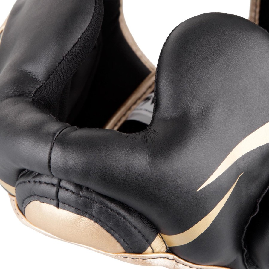 venum elite hoofdband - zwartgoud