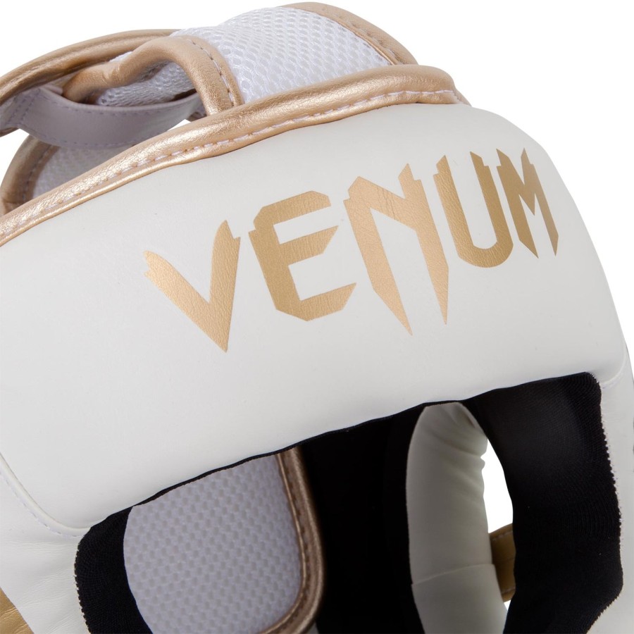 venum elite hoofdband - witgoud