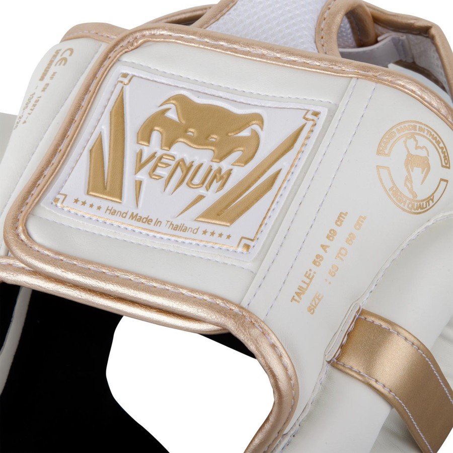 venum elite hoofdband - witgoud