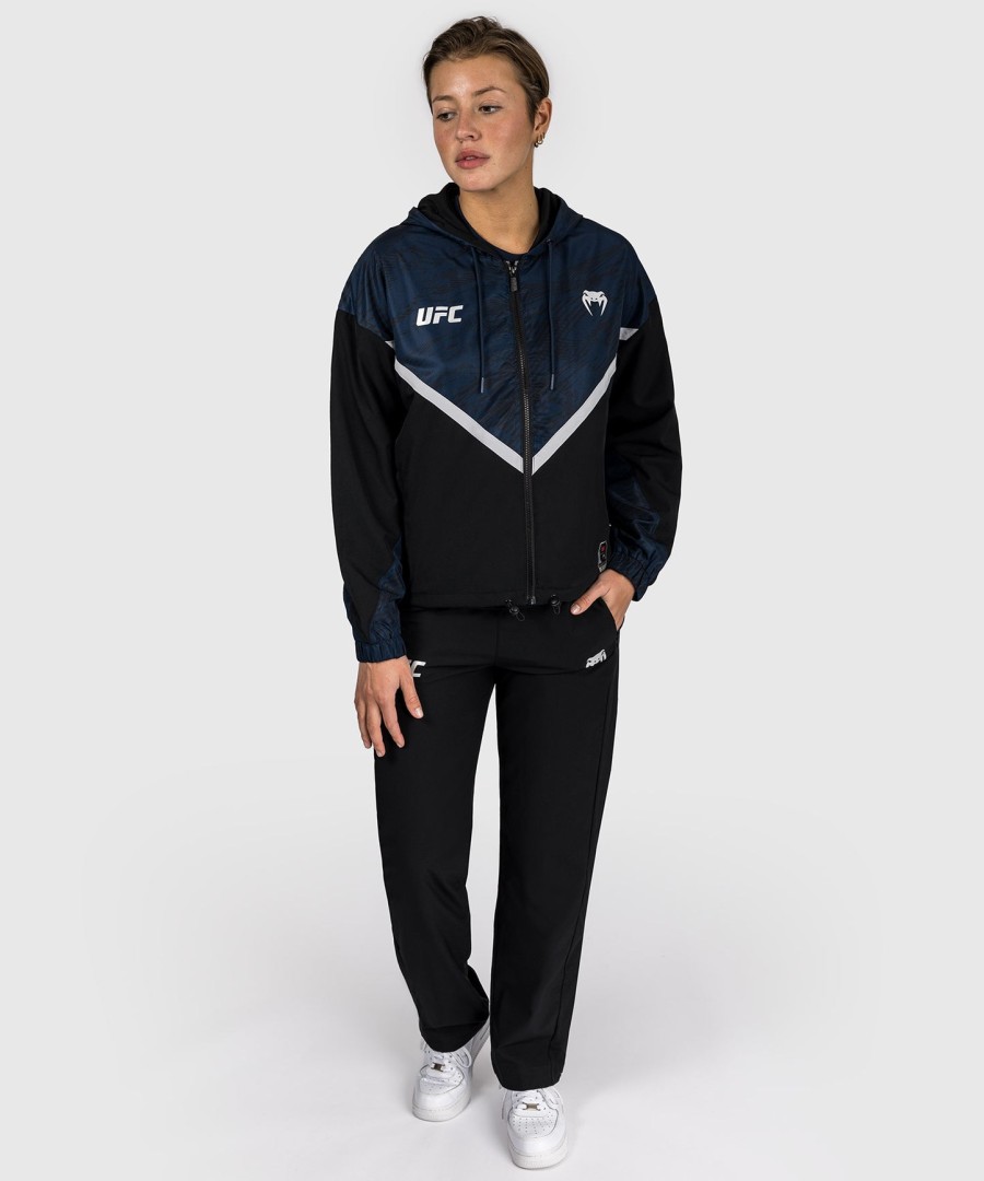 ufc fusion by venum fight week dames hoodie met rits - oceaanblauw