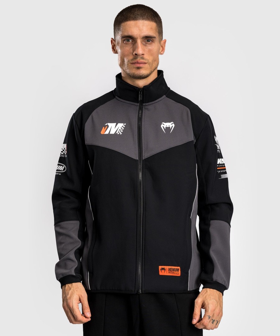 venum motorsport softshelljack - diepzwart