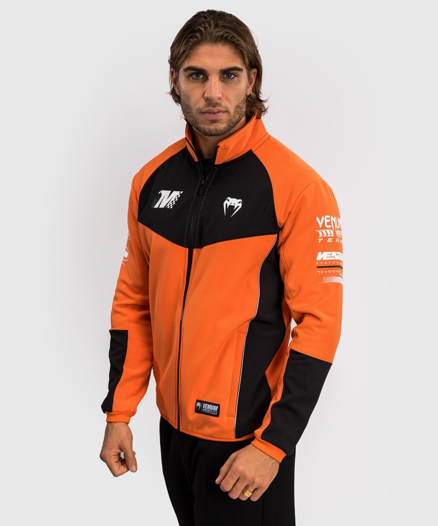 venum motorsport softshelljack - mandarijn