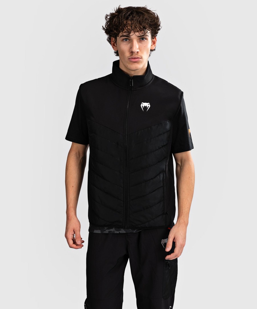 venum paddock softshelljack met korte mouwen - zwart