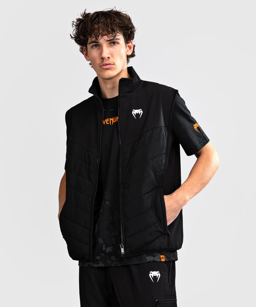 venum paddock softshelljack met korte mouwen - zwart
