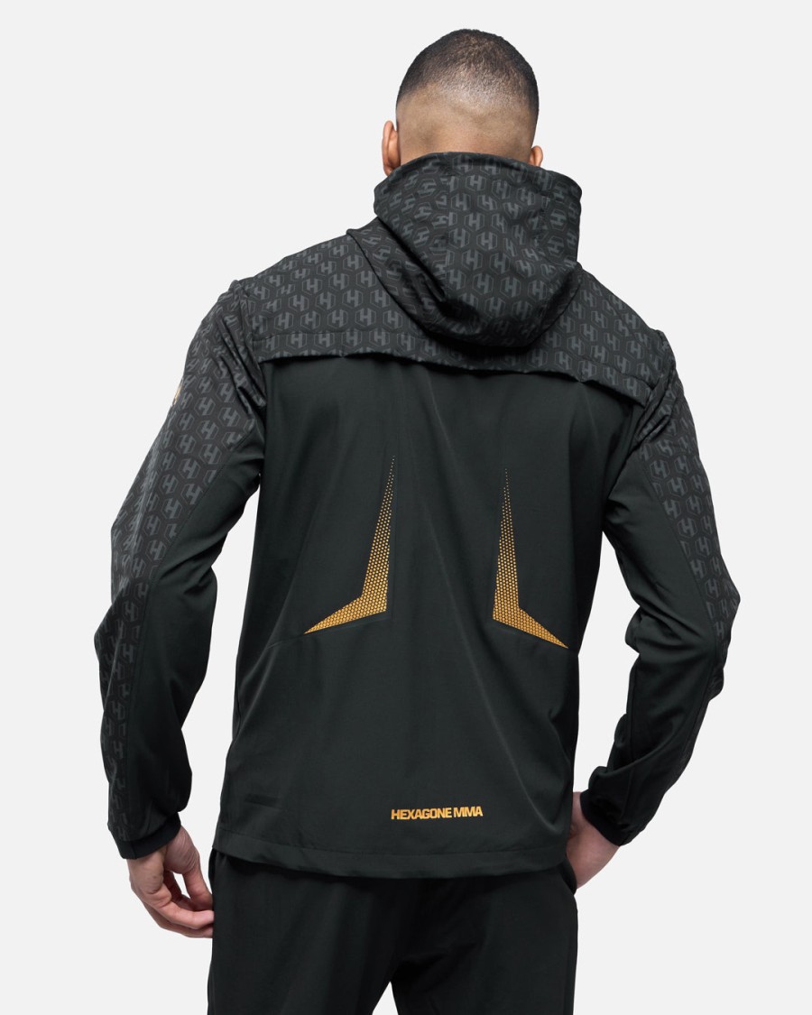 fk x venum hexagone mma-trainingspak - zwartgoud