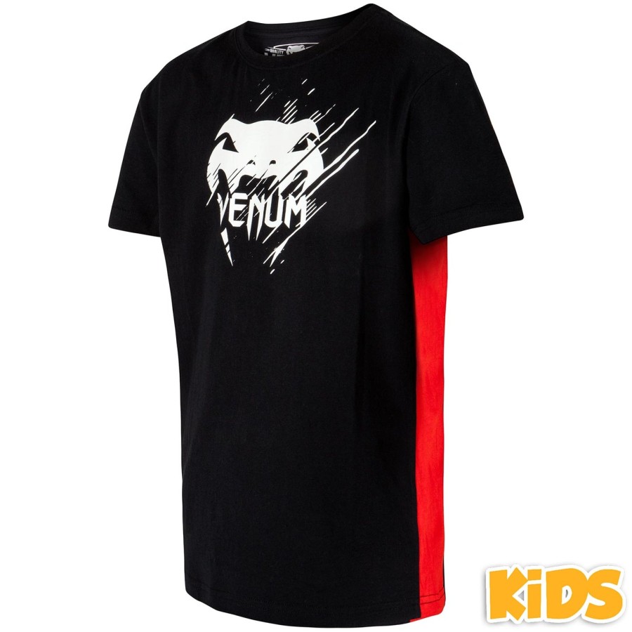 venum contender kindershirt - zwartrood