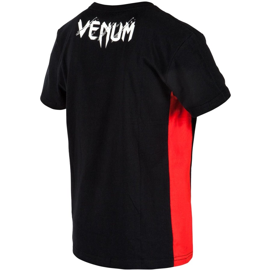 venum contender kindershirt - zwartrood
