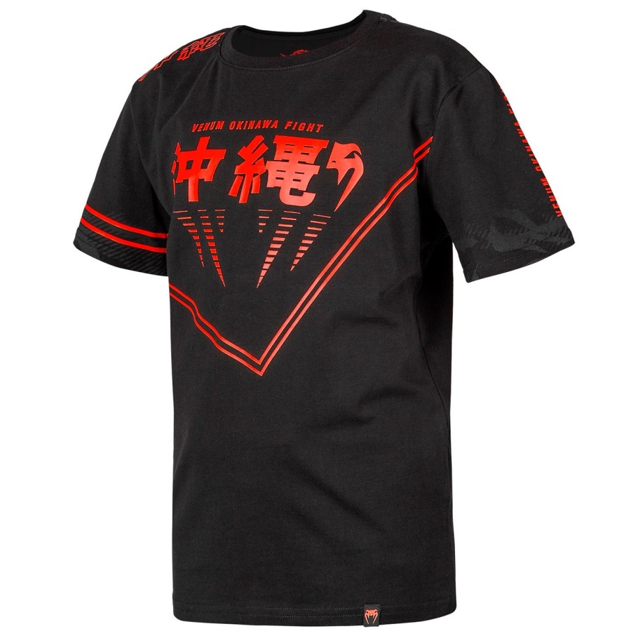 venum okinawa 2.0 kinder t-shirt - zwartrood