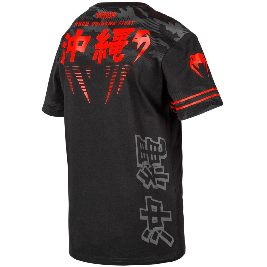 venum okinawa 2.0 kinder t-shirt - zwartrood