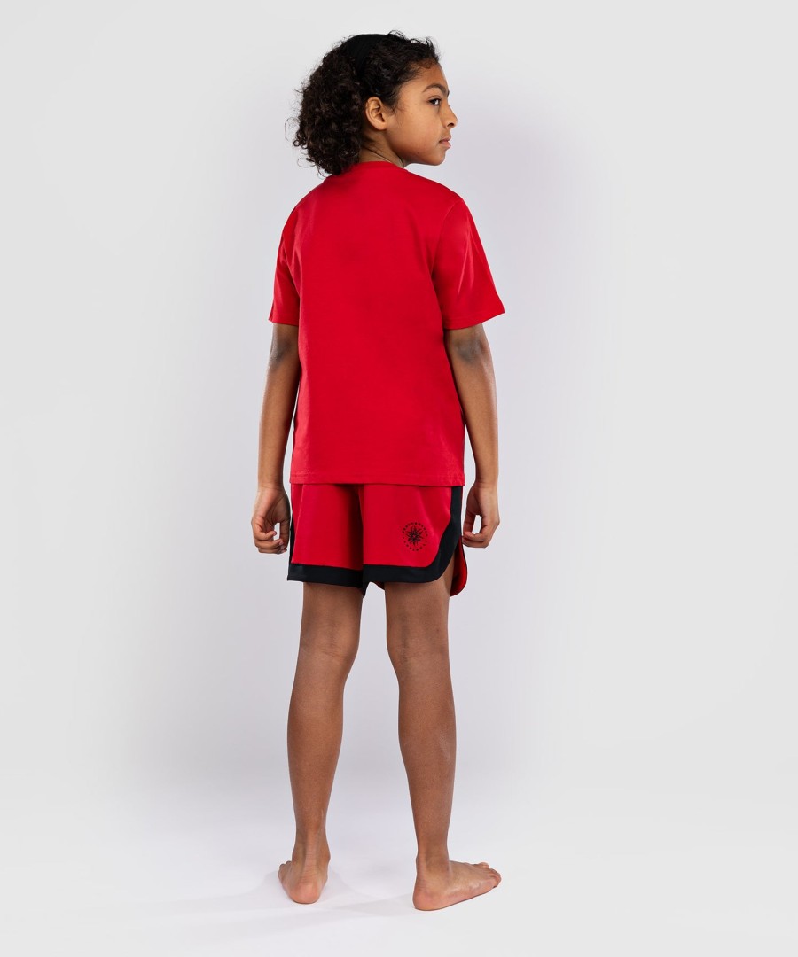 venum contender kindershirt - kersenrood