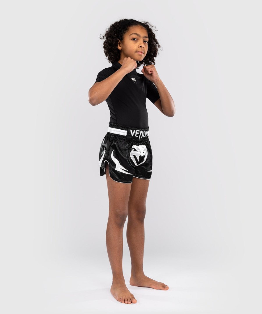 venum inferno kids thaise korte broek - zwart