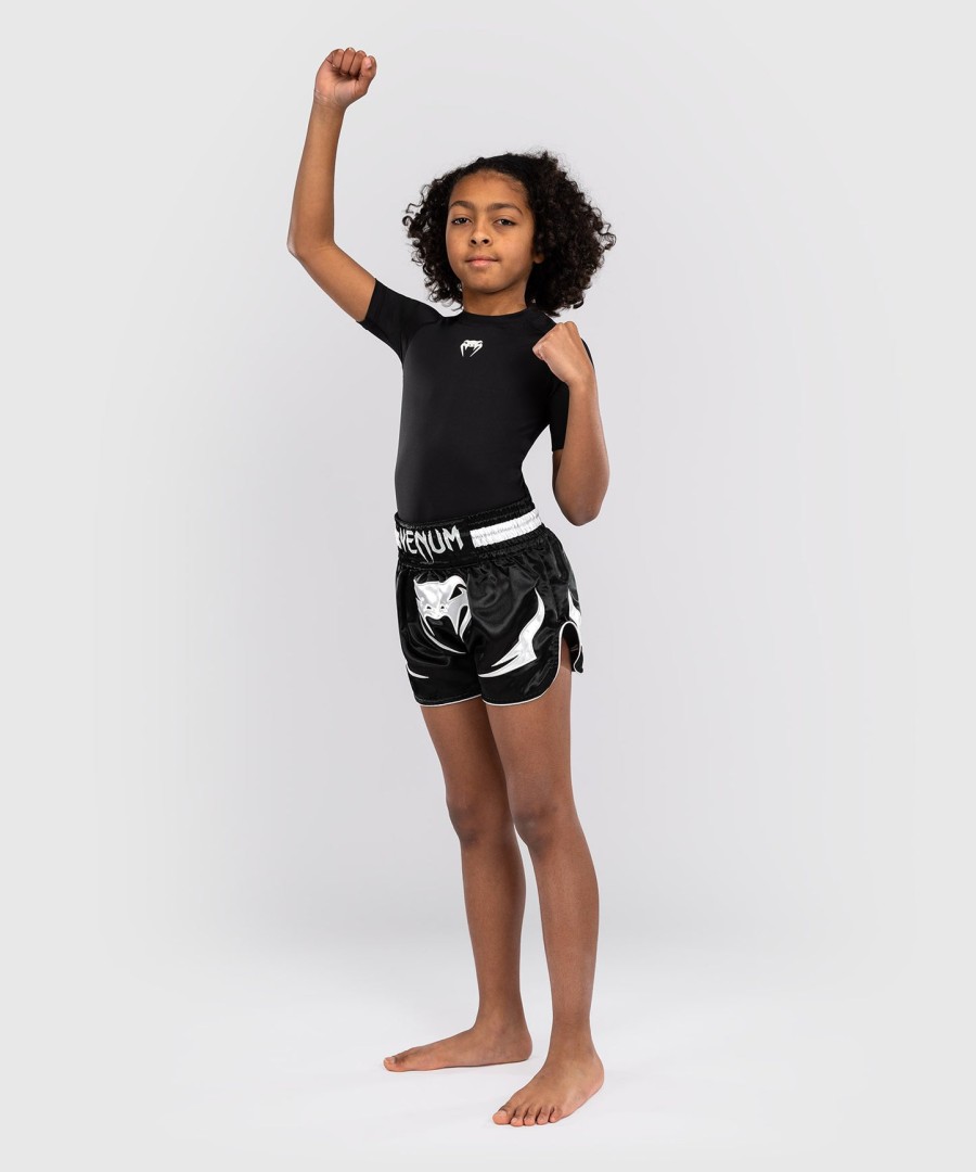 venum inferno kids thaise korte broek - zwart