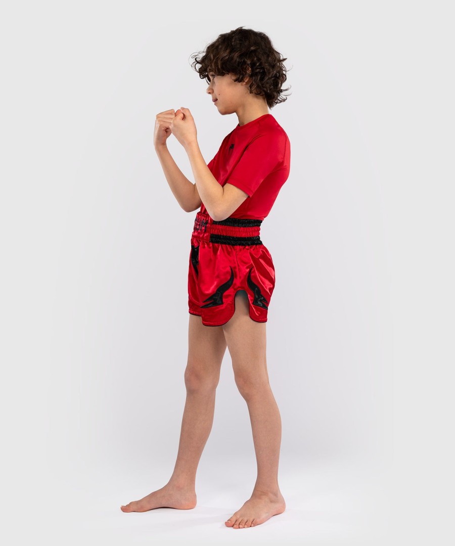 venum inferno kids thaise shorts - kersenrood