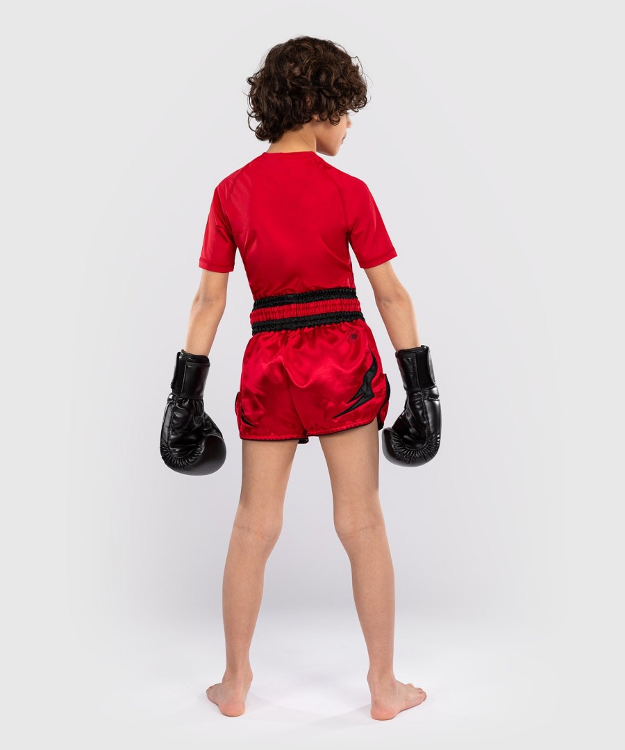 venum inferno kids thaise shorts - kersenrood