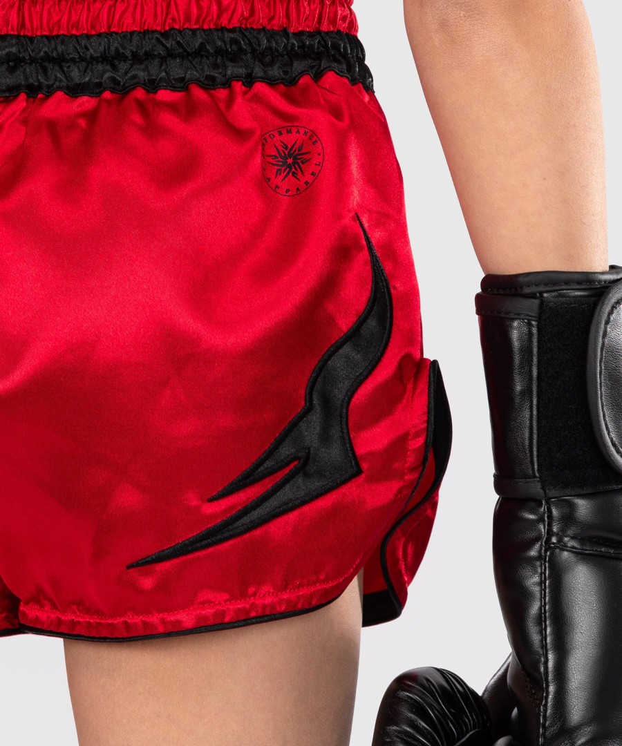 venum inferno kids thaise shorts - kersenrood