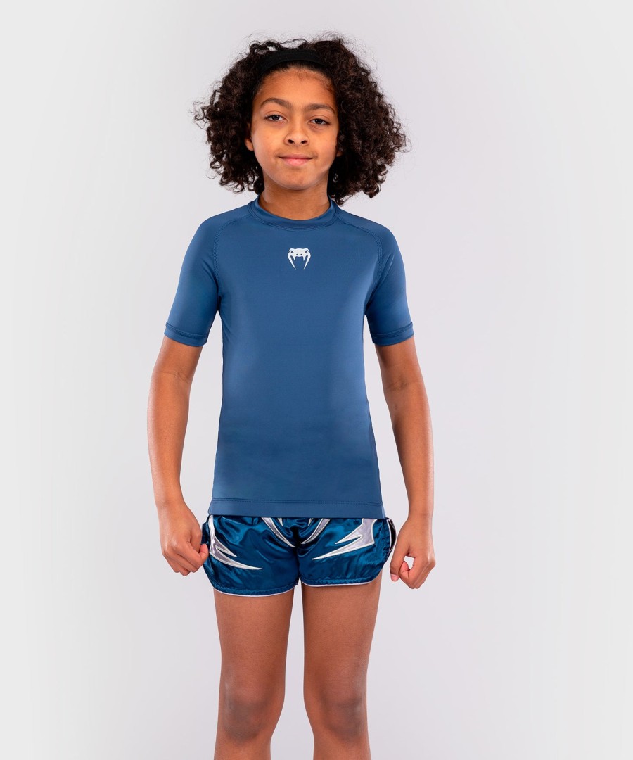 venum contender kids rashguards met korte mouwen - koningsblauw