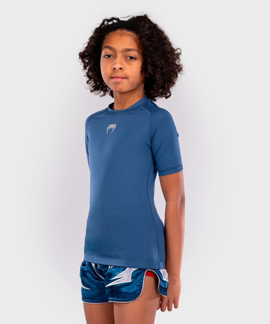 venum contender kids rashguards met korte mouwen - koningsblauw