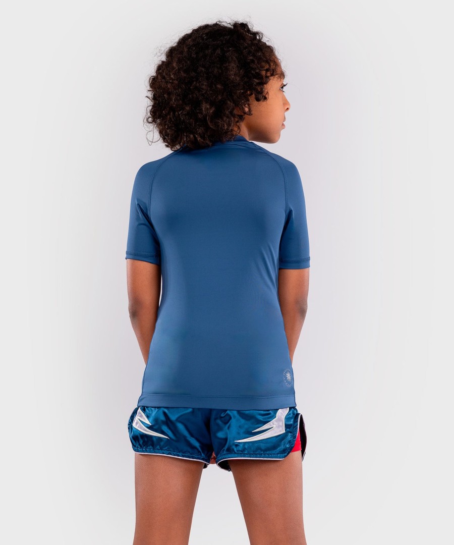 venum contender kids rashguards met korte mouwen - koningsblauw