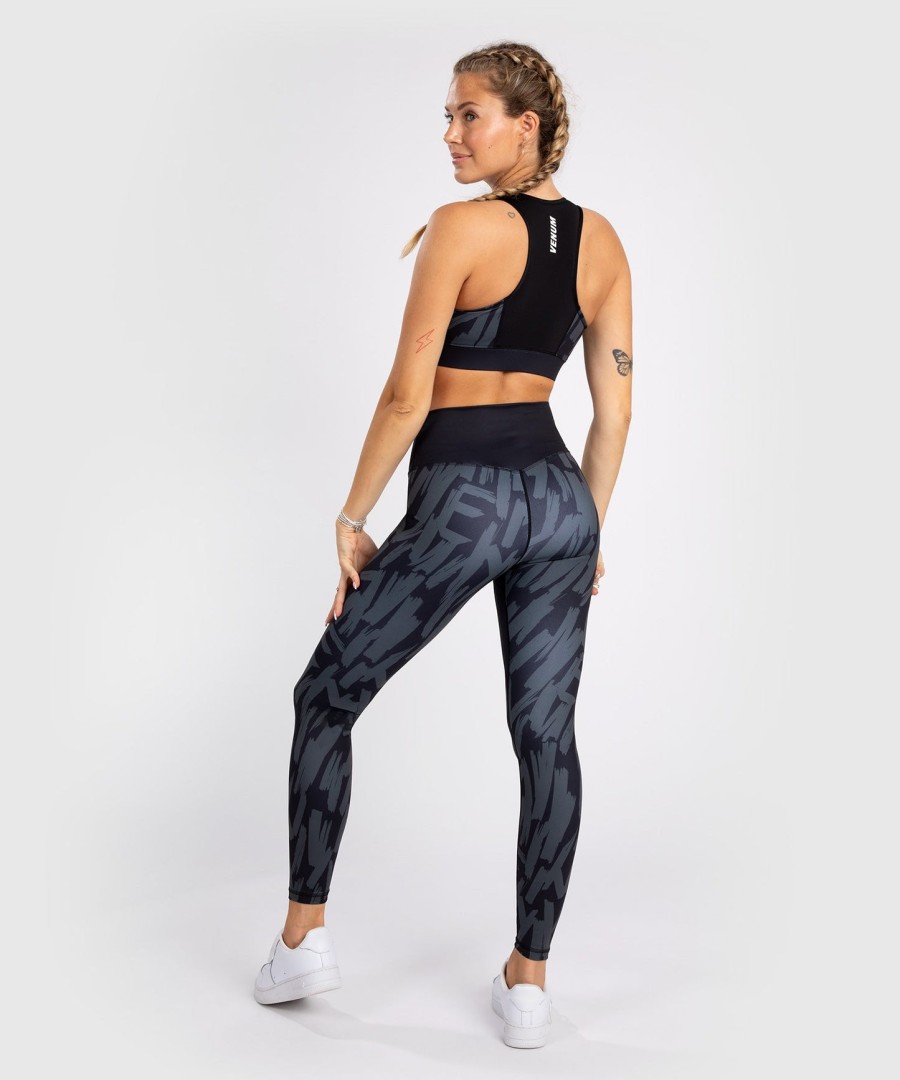 venum graffiti dameslegging met lange pijpen - urban charcoal