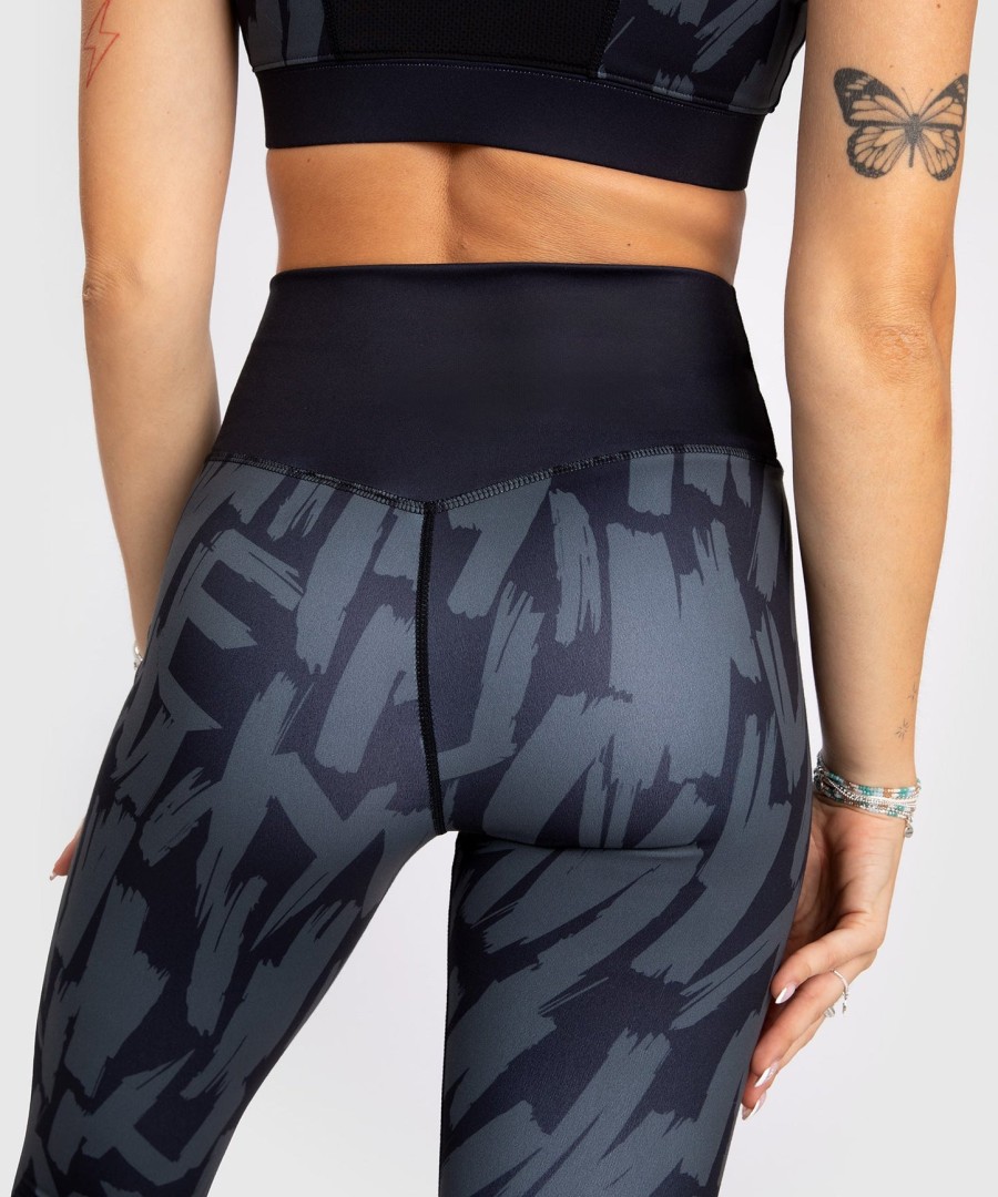 venum graffiti dameslegging met lange pijpen - urban charcoal