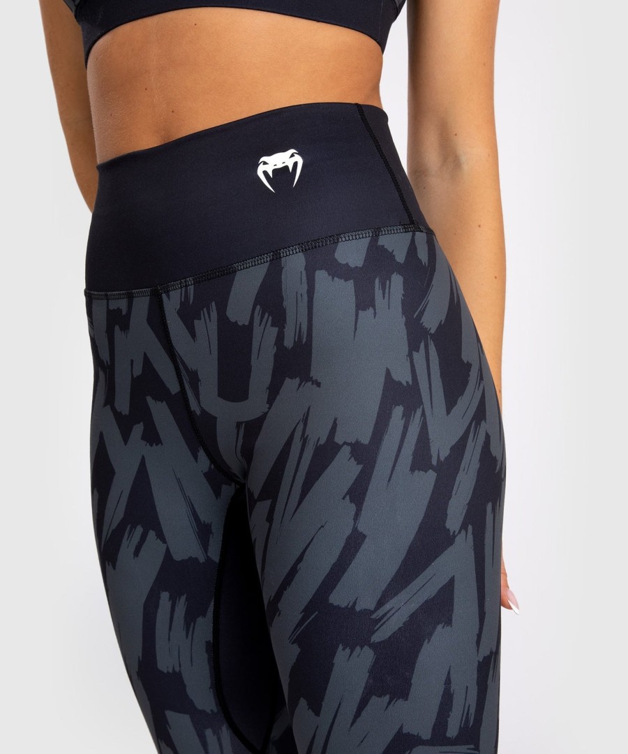 venum graffiti dameslegging met lange pijpen - urban charcoal