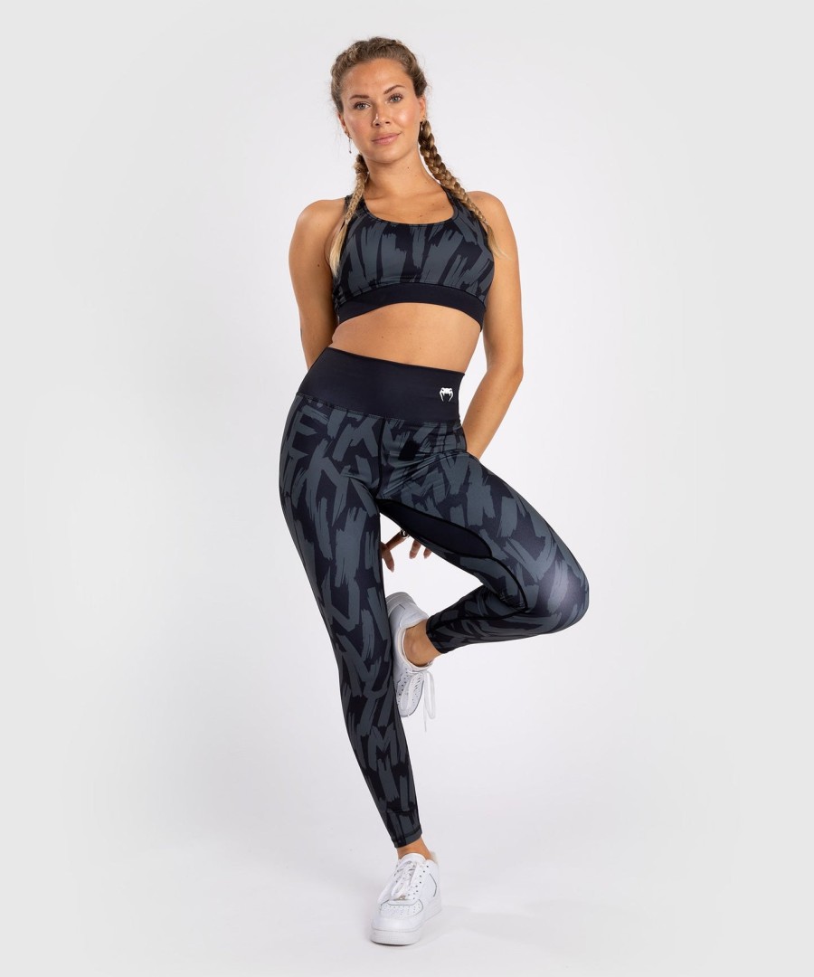 venum graffiti dameslegging met lange pijpen - urban charcoal