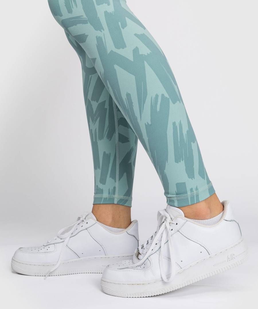 venum graffiti dameslegging met lange pijpen - aqua