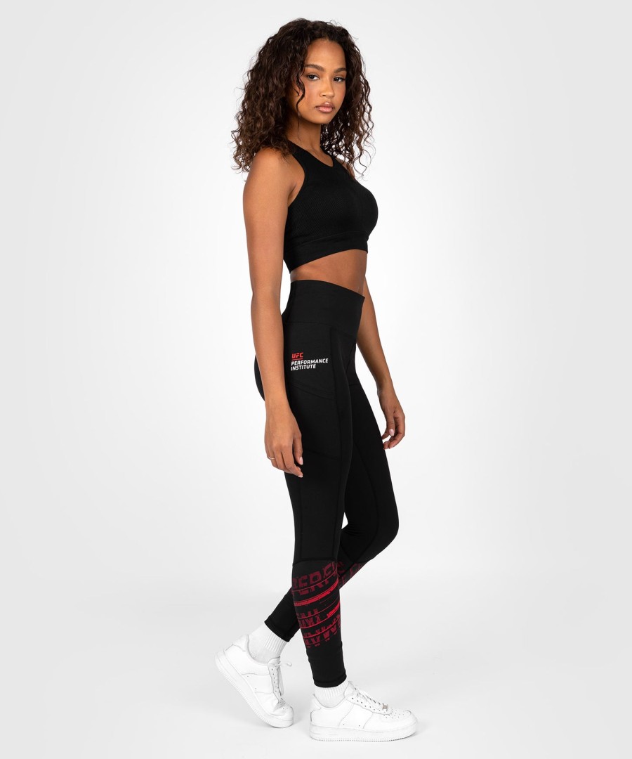 ufc performance institute 2.0 dames performance tight - zwartrood