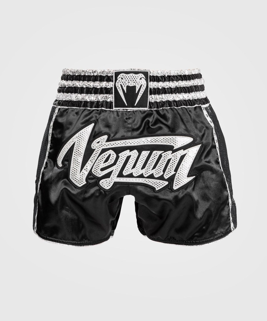venum absolute 2.0 muay thai shorts - zwartzilver